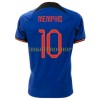 Original Fußballtrikot Niederlande Memphis 10 Auswärtstrikot WM 2022 Für Herren